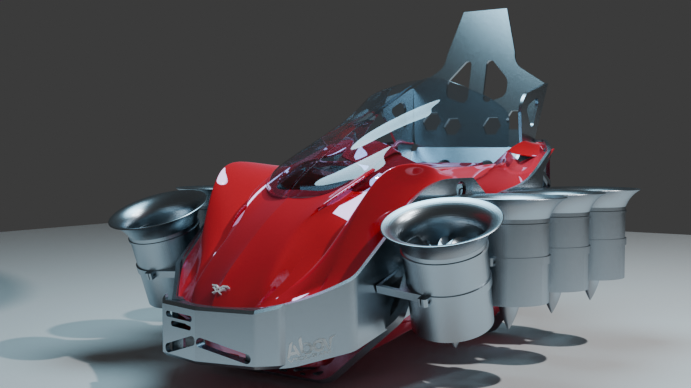 Front perspective concept render